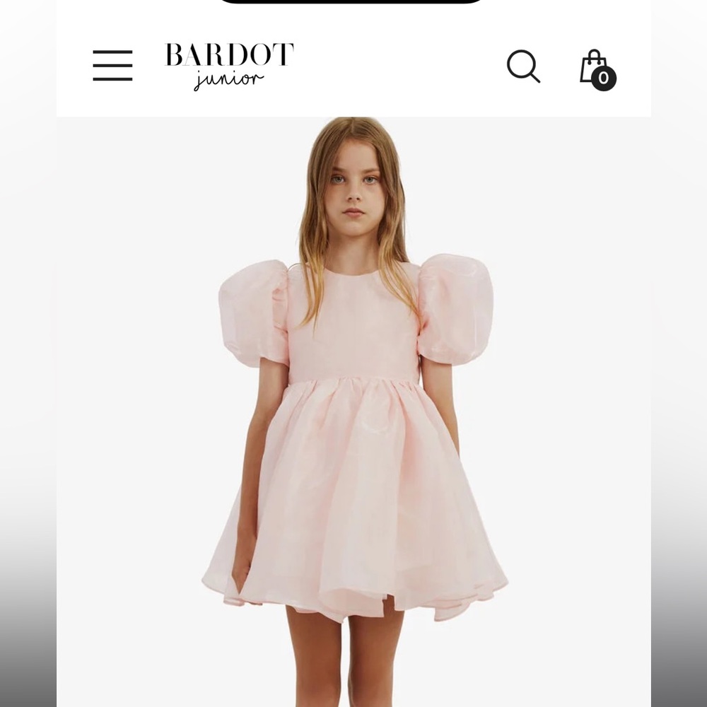 Girls Halina Mini Dress In Powder size 5
Style # 1173DBG